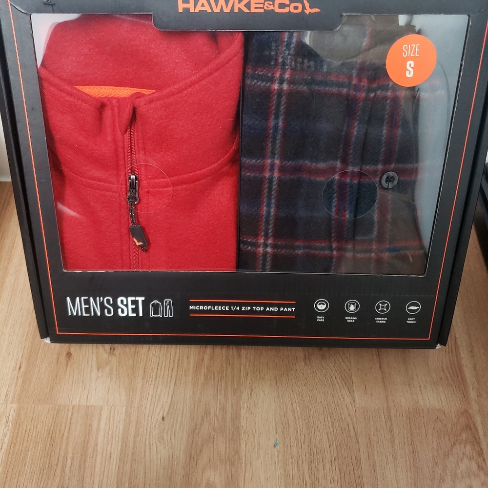 Hawke&Co Mens' Microfleece Sleep Set